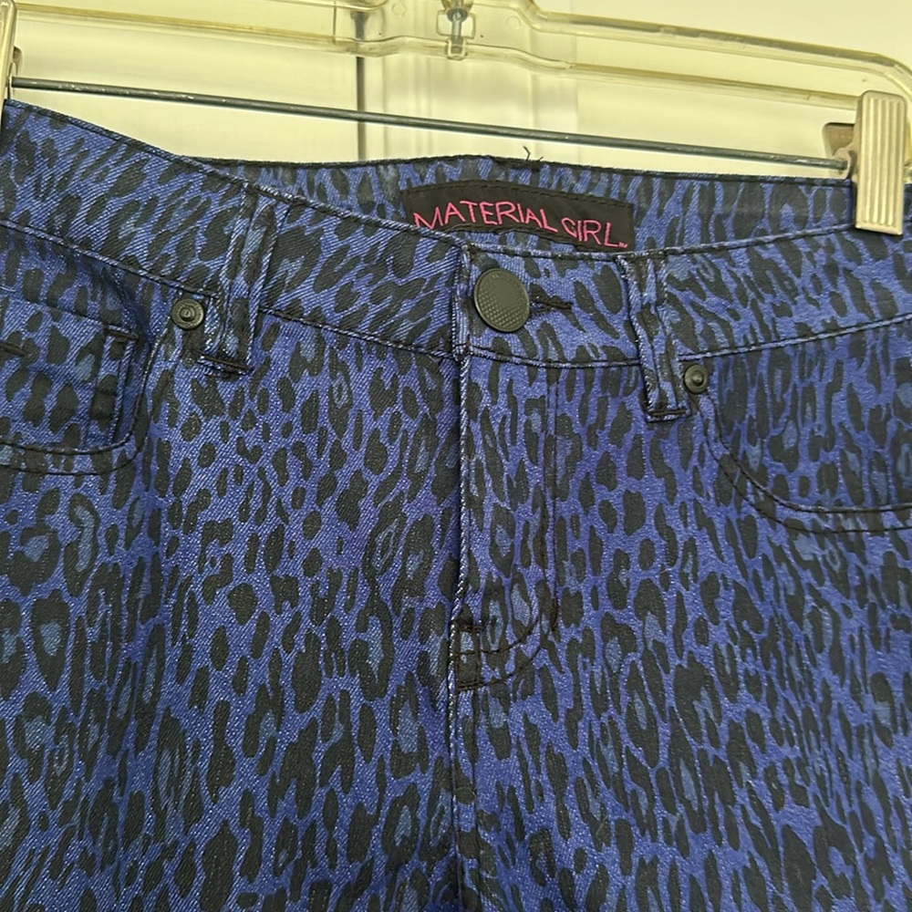Material Girl Leopard Print Jeans